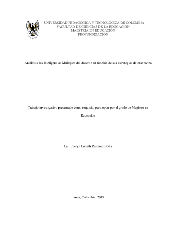 (PDF) Teaching Strategies Based on Multiple Intelligences Theory among ...
