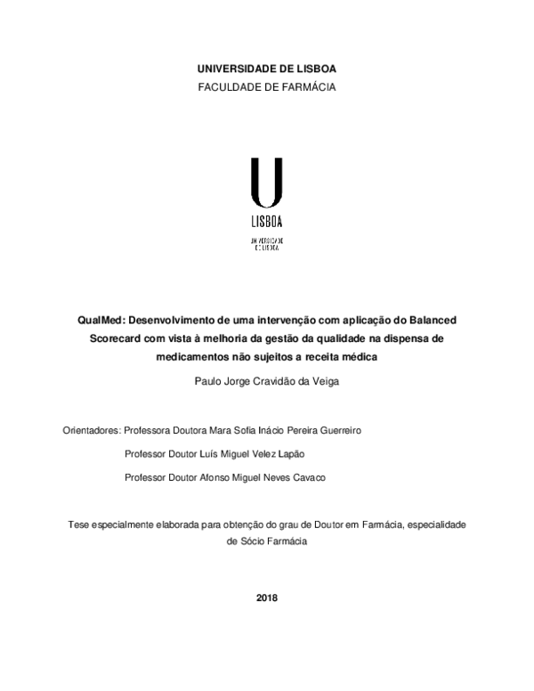 (PDF) QualMed : desenvolvimento de uma intervenção com aplicação do ...
