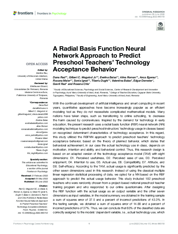 (PDF) A Radial Basis Function Neural Network Approach to Predict ...