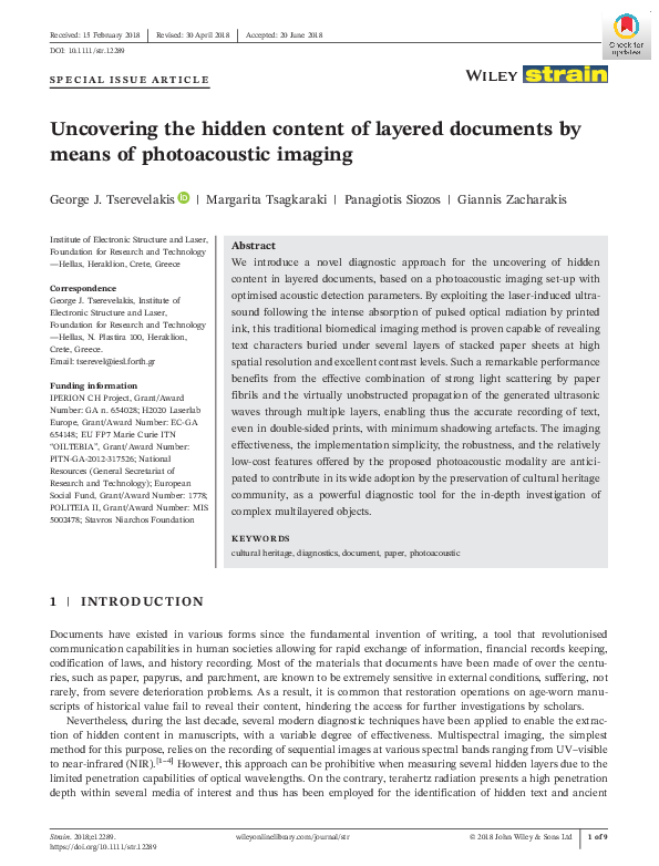 (PDF) Uncovering the hidden content of layered documents by means of ...
