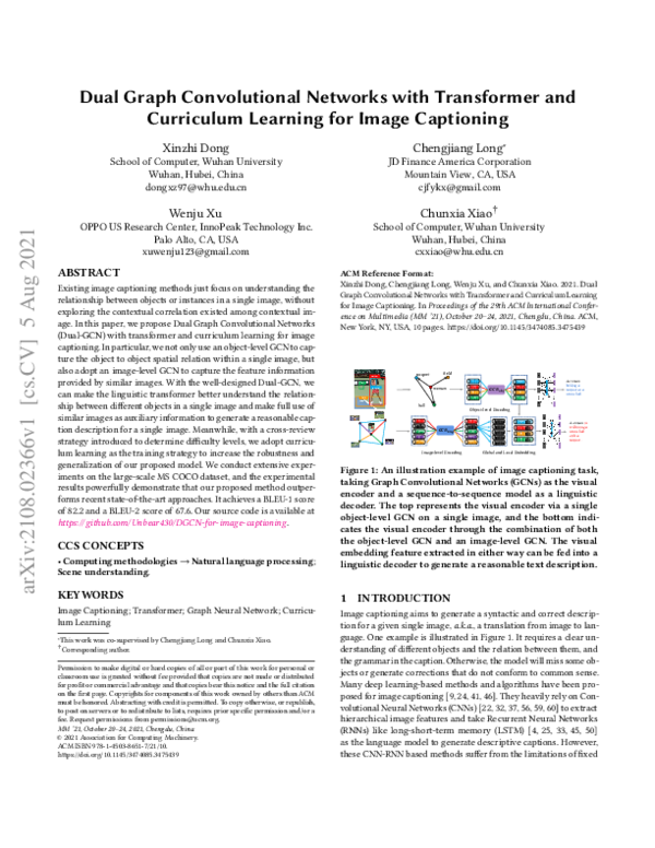 (PDF) Dual Graph Convolutional Networks with Transformer and Curriculum ...