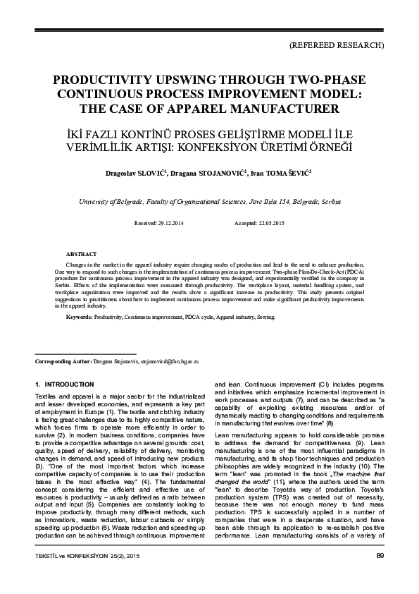 (PDF) Productivity Upswing Through Two-Phase Continuous Process ...