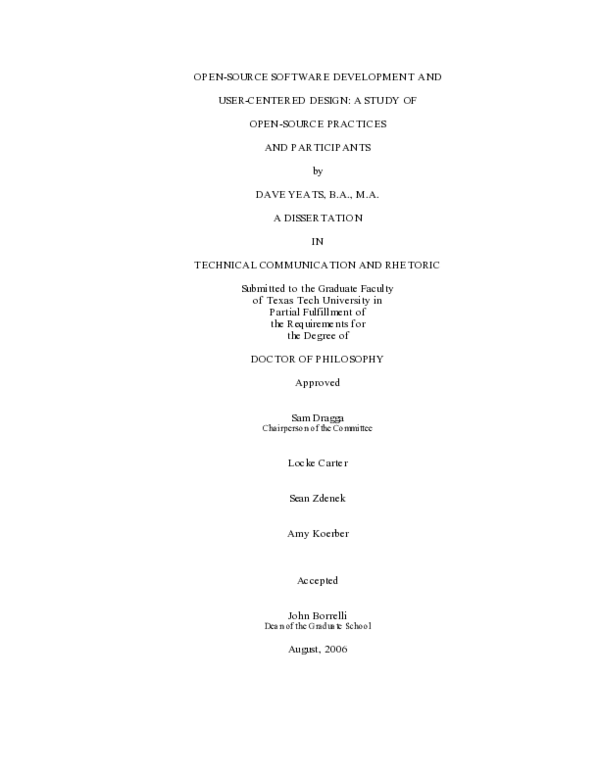 (PDF) Open-source software development and user-centered design: a ...