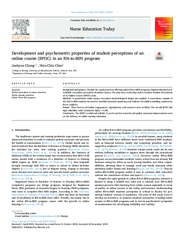 (PDF) Development and Psychometric Properties of the Student Worry ...