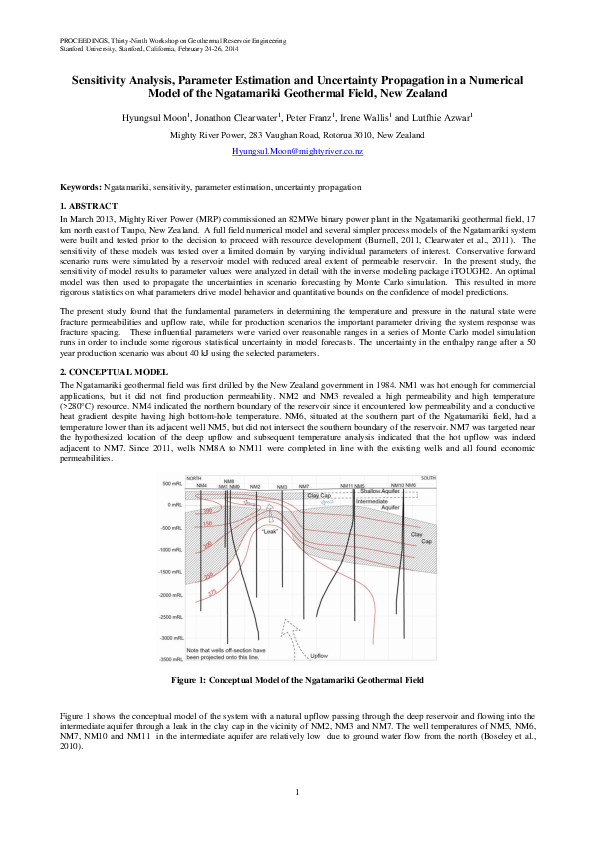 (PDF) Sensitivity Analysis , Parameter Estimation and Uncertainty ...