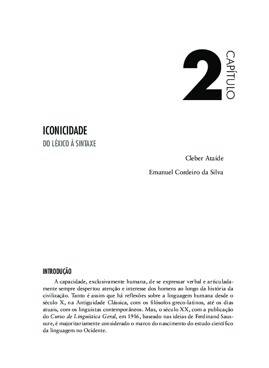 (PDF) Iconicidade