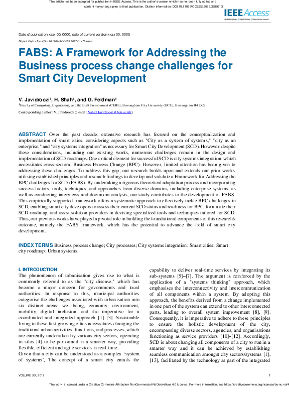 (PDF) FABS: A Framework for Addressing the Business process change ...