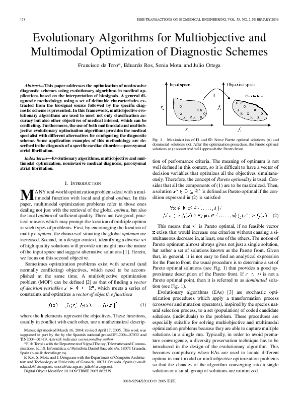 (PDF) Evolutionary Algorithms for Multiobjective and Multimodal ...