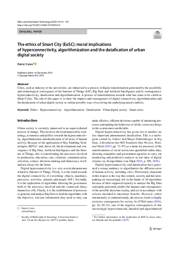 PDFThe Promise and Peril of Hyperconnectivity for Organizations and Societies