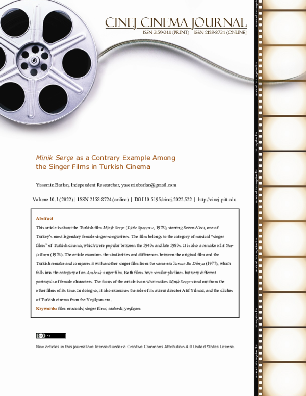 (DOC) Minik Serçe as a Contrary Example Among the Singer Films in ...