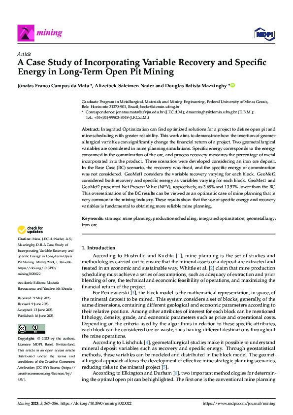 (PDF) A Case Study of Incorporating Variable Recovery and Specific ...