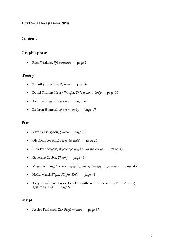 (PDF) TEXT poetry and prose October 2023