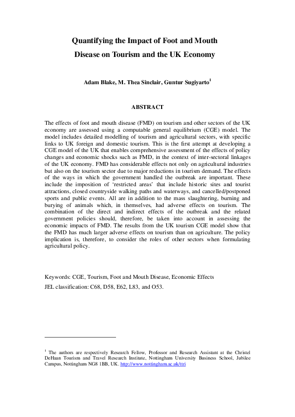 pdf-quantifying-the-impact-of-foot-and-mouth-disease-on-tourism-and