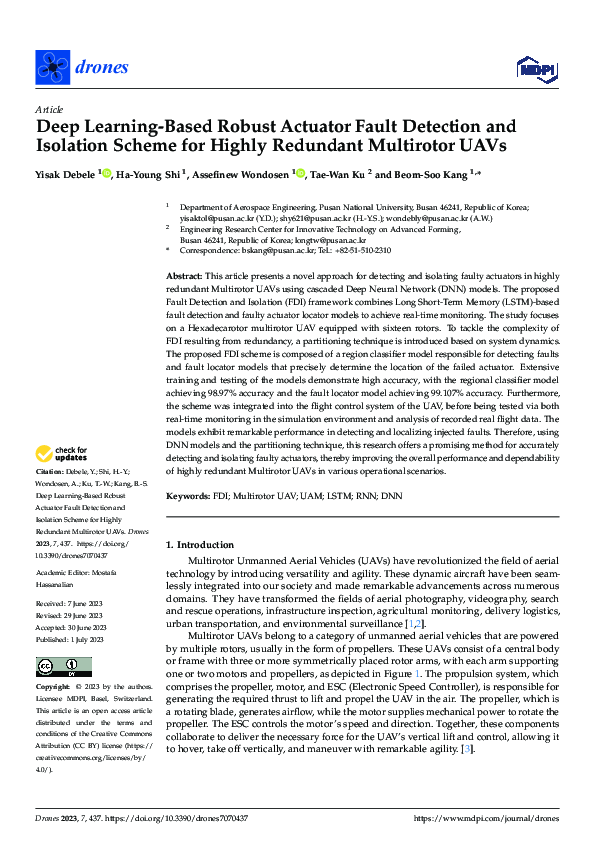 (PDF) Deep Learning-Based Robust Actuator Fault Detection and Isolation ...