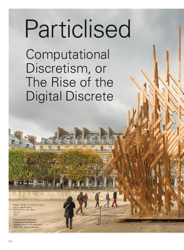 (PDF) Particlised: Computational Discretism, or The Rise of the Digital ...