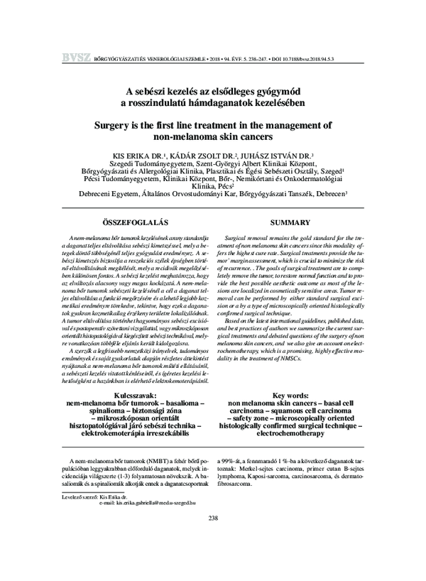 (PDF) Surgery is the first line treatment in the management of non ...