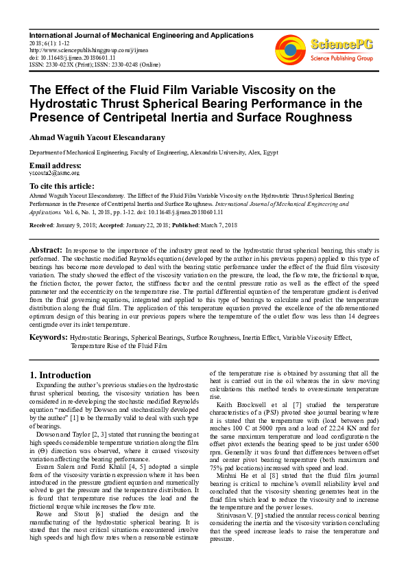 (PDF) The combined effects of the centripetal inertia and the surface ...