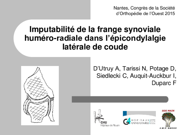 (PDF) Imputabilité de la frange synoviale huméro-radiale dans l ...