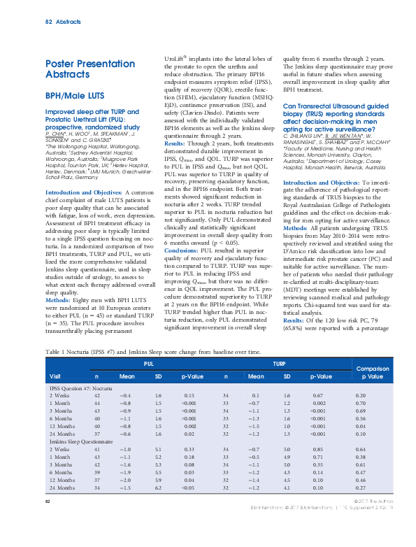 (PDF) Poster Presentation Abstracts