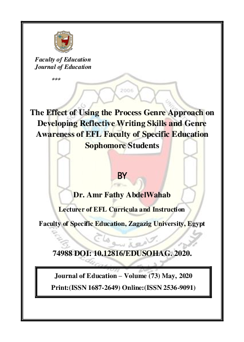 (PDF) The Effect of Using the Process Genre Approach on Developing ...
