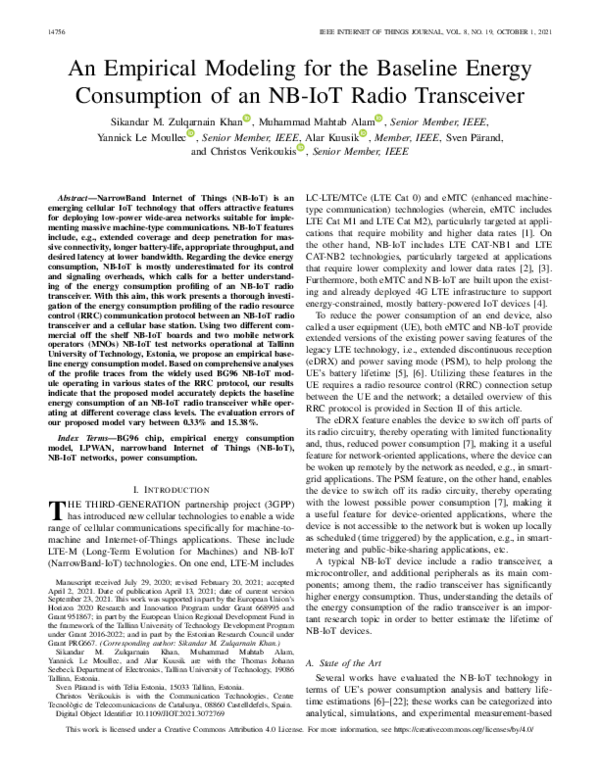 (PDF) An Empirical Modeling for the Baseline Energy Consumption of an ...