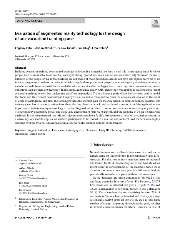 (PDF) Evaluation of augmented reality technology for the design of an ...
