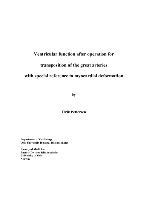 (PDF) Contraction Pattern of the Systemic Right Ventricle