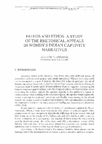 (PDF) Pathos and ethos: a study of the rhetorical appeals in women's ...