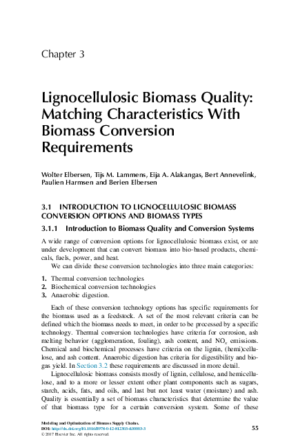 (PDF) Modeling and optimization of biomass supply chains: A review and ...