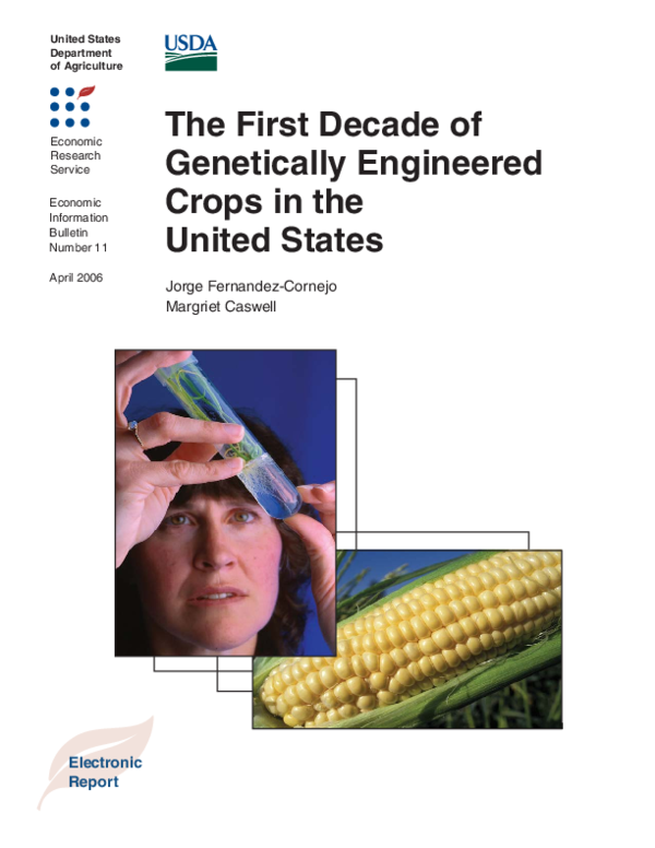 (PDF) The First Decade of Genetically Engineered Crops in the USA