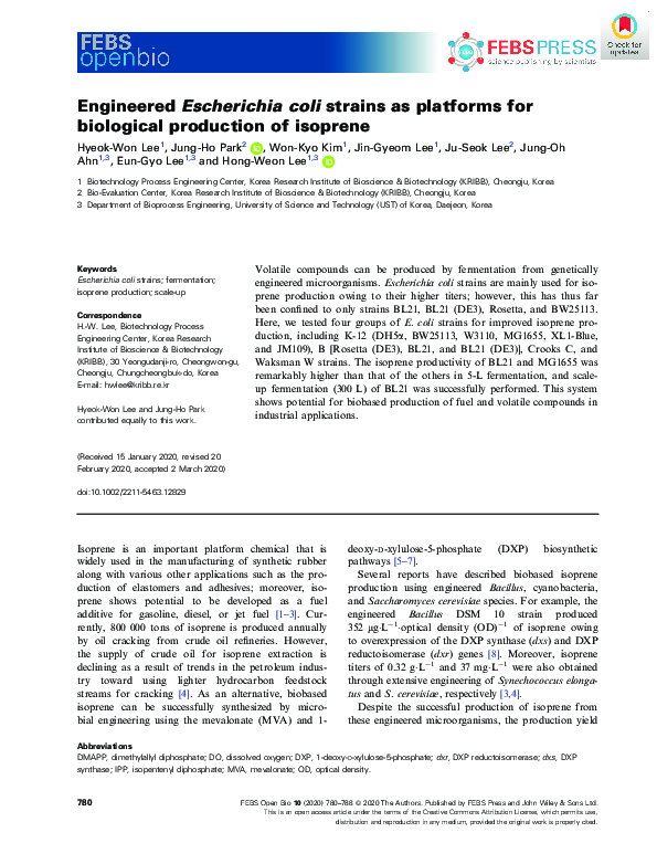 (PDF) Enhanced production of plasmid DNA by engineered Escherichia coli ...