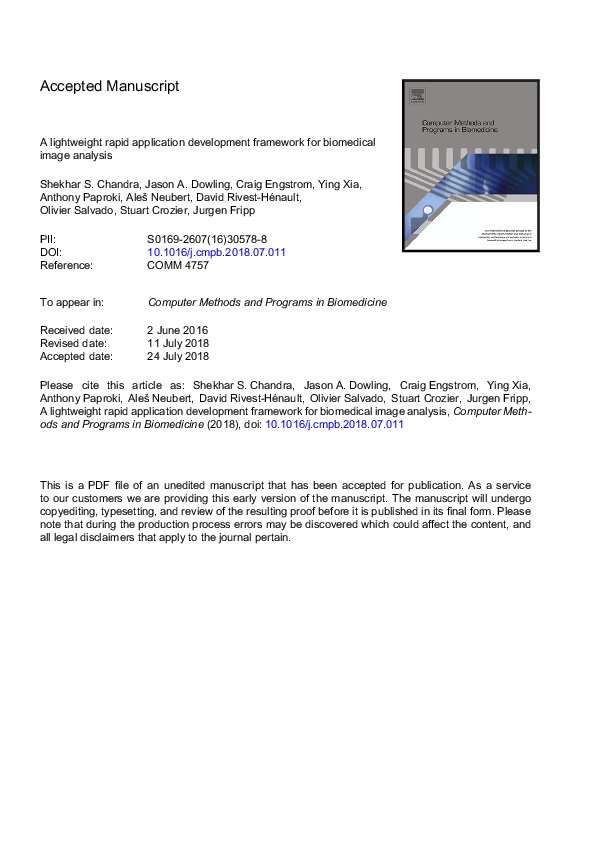 (PDF) A lightweight rapid application development framework for ...