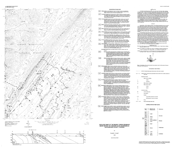 (PDF) Geologic map of the Muddy Creek drainage basin within the Singers ...
