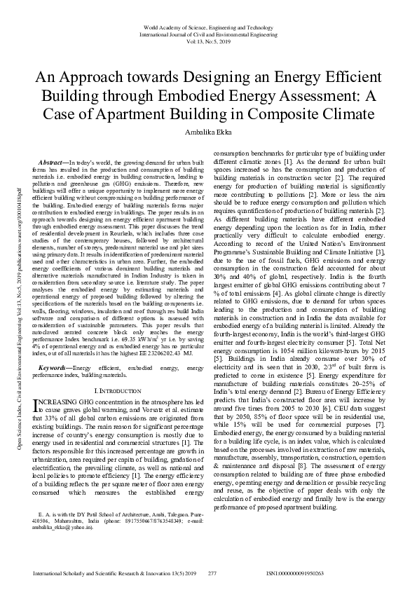 Curated visual reference: Picture Idea: Pdf An Approach Towards Designing An Energy Efficient Building