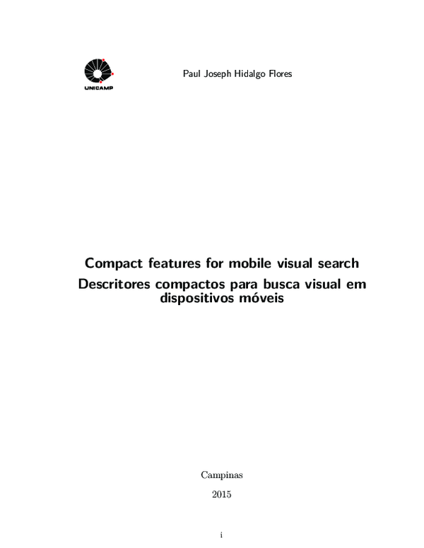 (PDF) Compact features for mobile visual search