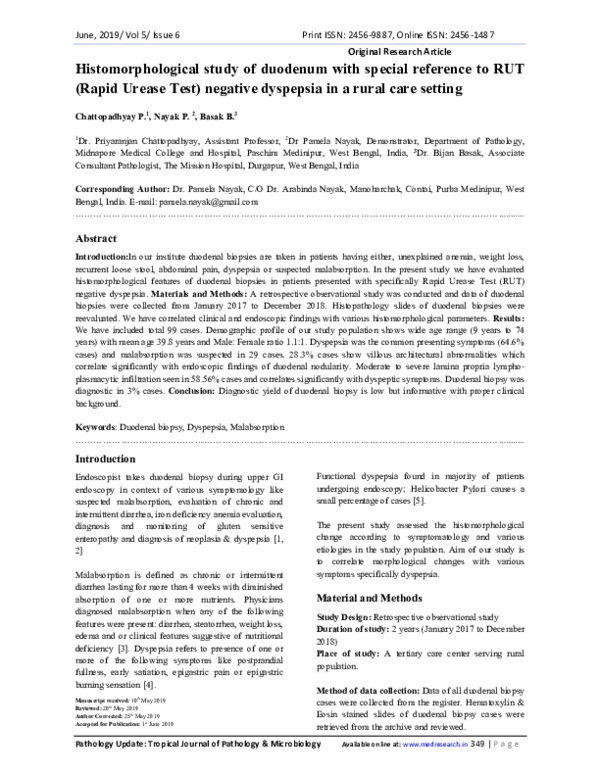 (PDF) Histomorphological study of duodenum with special reference to ...