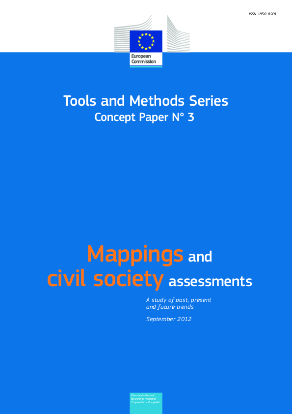 (PDF) Mappings and civil society assessments. A study of past, present ...