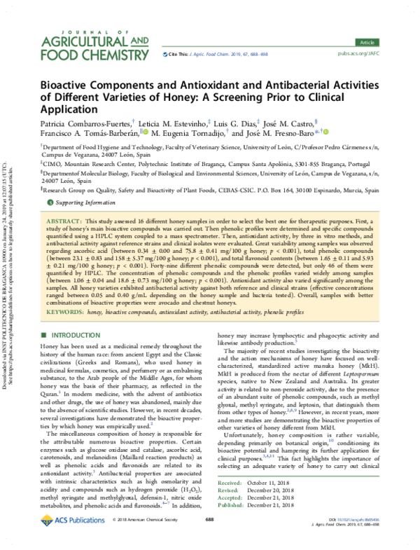 (PDF) Bioactive Components and Antioxidant and Antibacterial Activities ...