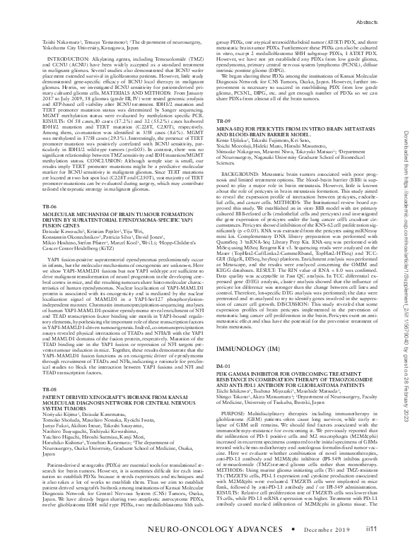 (PDF) TB-09 Mrna-Seq for Pericytes from in Vitro Brain Metastasis and ...