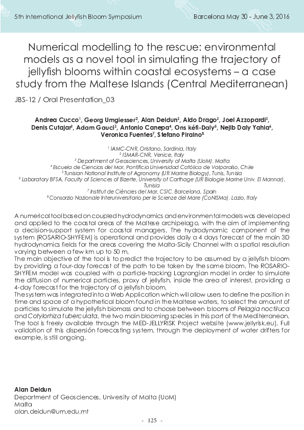 (PDF) Numerical modelling to the rescue : environmental models as a ...