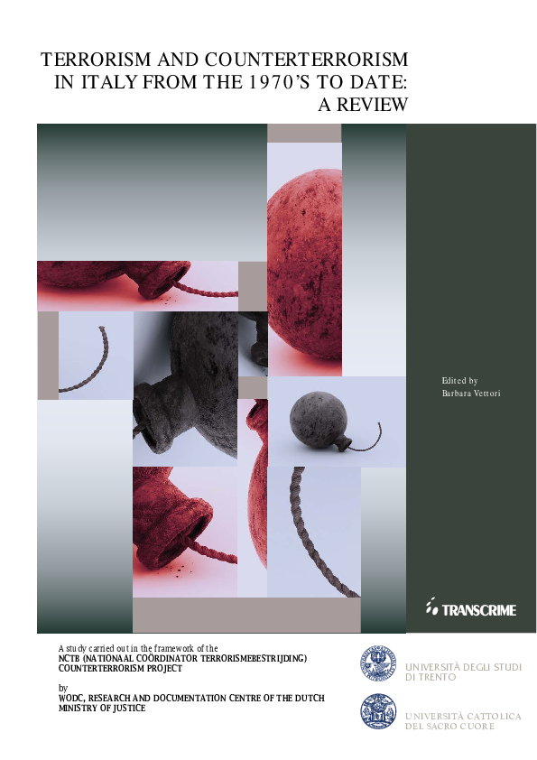 The Evolution of the Phenomenon of Terrorism in Italy