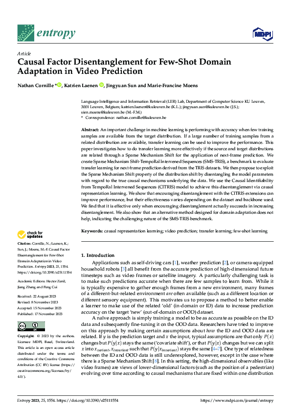(PDF) Causal Factor Disentanglement for Few-Shot Domain Adaptation in ...