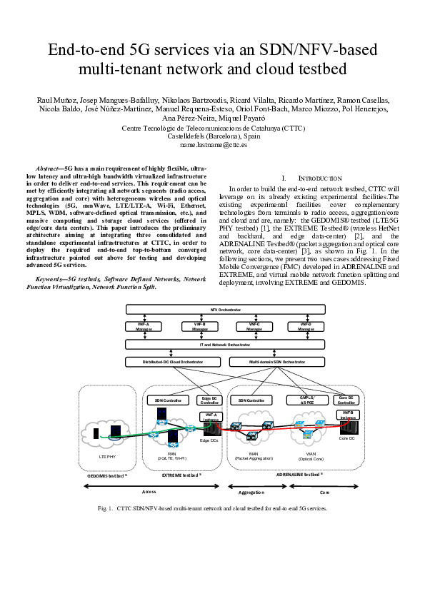(PDF) End-to-end 5G services via an SDN/NFV-based multi-tenant network ...