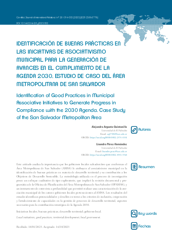 Pdf Identificación De Buenas Prácticas En Las Iniciativas De