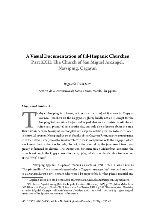 (PDF) A Visual Documentation of Fil-Hispanic Churches Part XXII: The ...