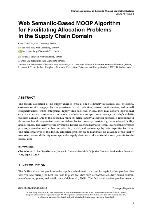 (PDF) Web Semantic-Based MOOP Algorithm for Facilitating Allocation ...