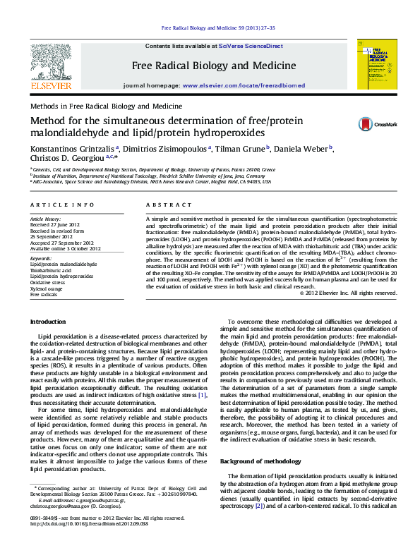 (PDF) Method for the simultaneous determination of free/protein ...