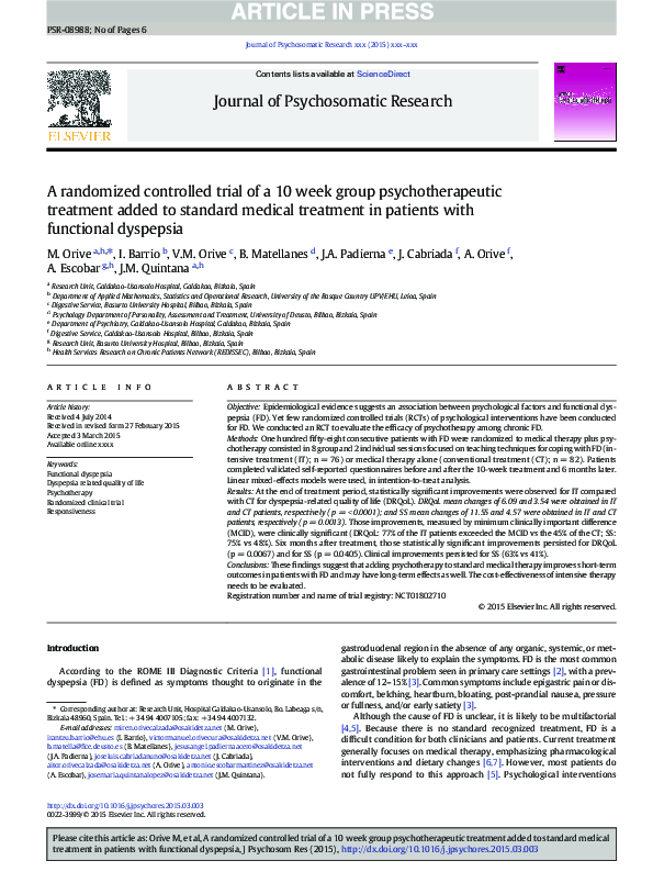 (PDF) A randomized controlled trial of a 10week group psychotherapeutic ...