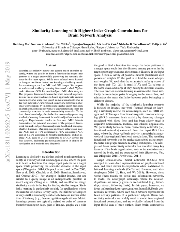 (PDF) Similarity Learning with Higher-Order Proximity for Brain Network ...