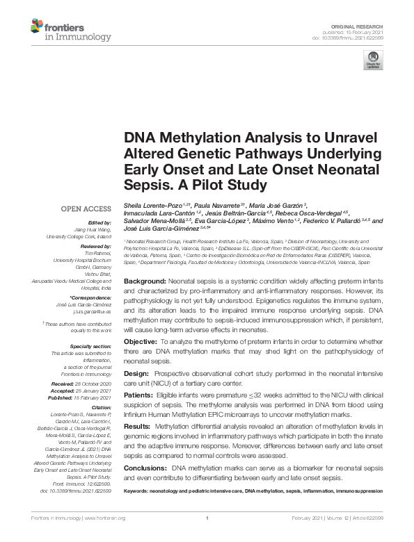 (PDF) DNA Methylation Analysis to Unravel Altered Genetic Pathways ...